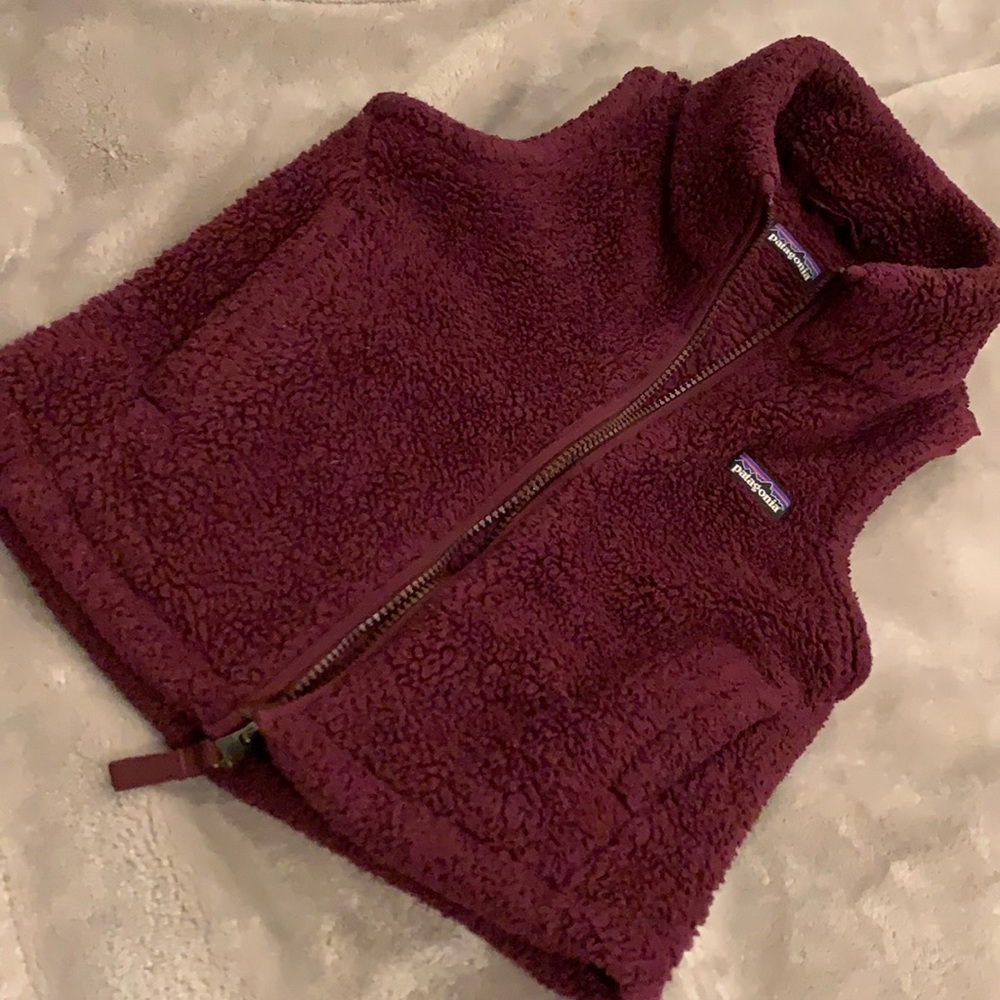 Patagonia Girls' Los Gatos Fleece Vest size XS or age 4-6.